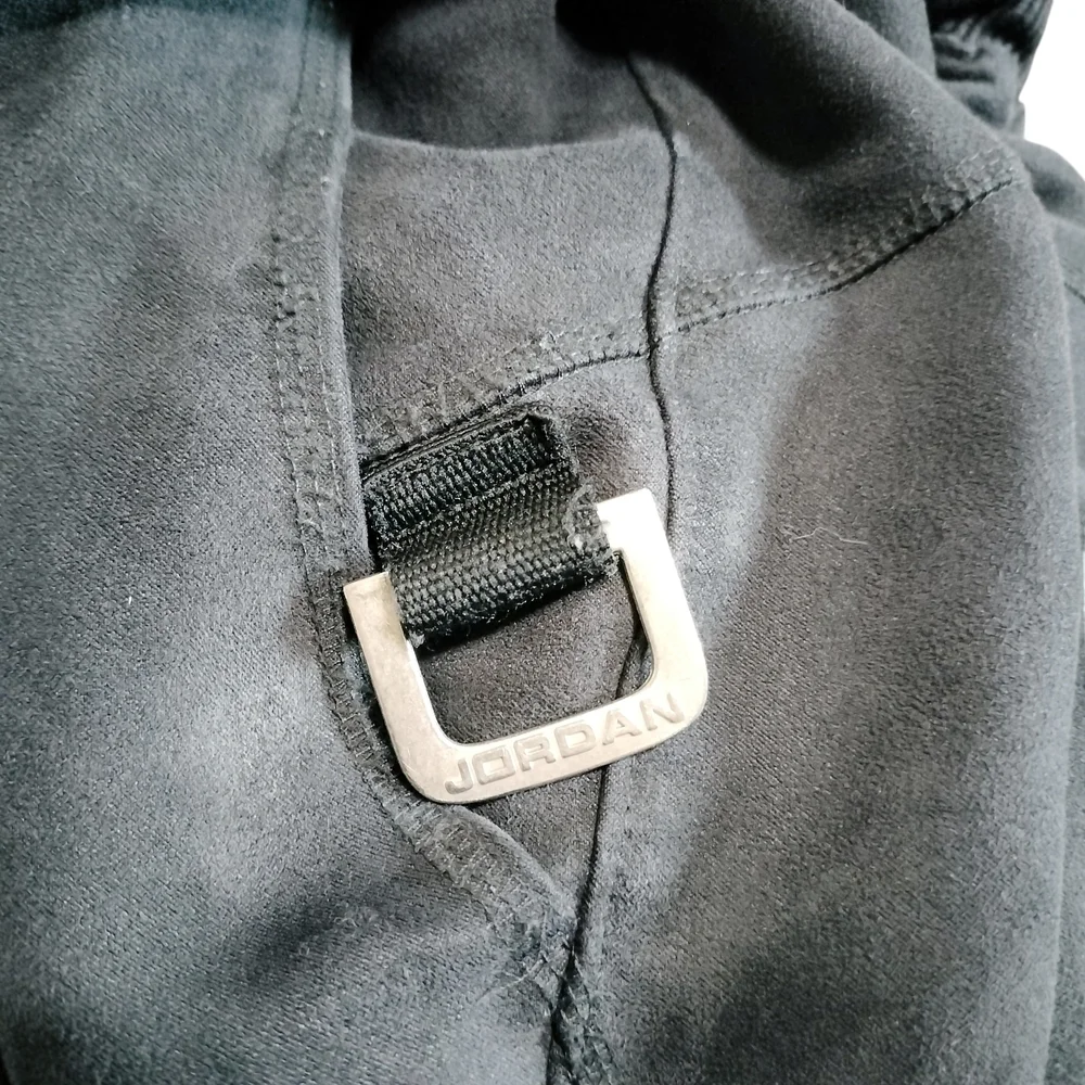 Vintage Suede Texture Y2K Jordan Navy Blue Sweatpants
